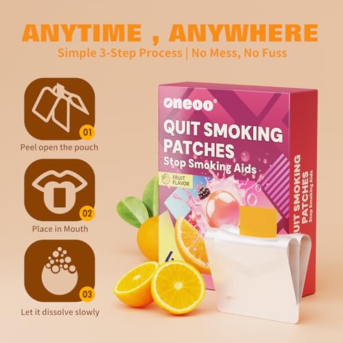 Oneoo Nicotine Oral Strips 4mg — Quit Smoking Aid (30ct) — image 6