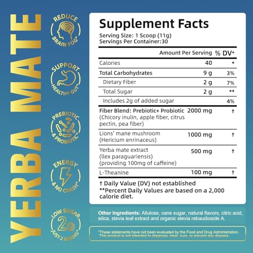 Oneoo Yerba Mate Instant Tea — Peach Mango Energy Powder — image 3