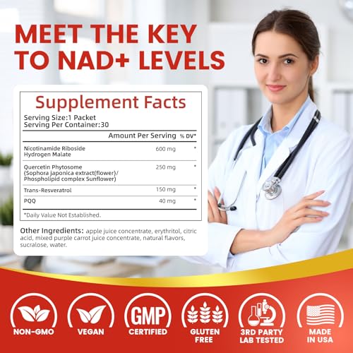 Oneoo NAD+ Liquid Drops 1000mg — with PQQ & Resveratrol — image 3
