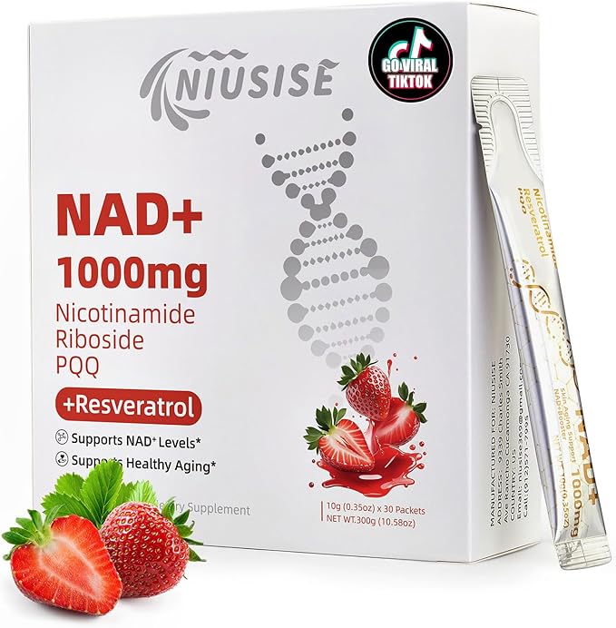 Oneoo NAD+ Liquid Drops 1000mg — with PQQ & Resveratrol — main image