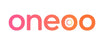 oneoo brand logo - pink to orange gradient wordmark